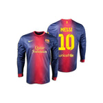 Barcelona Heimtrikot 12/13 - Messi 10 - Lange Ärmel