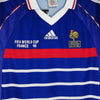 Frankreich Heimtrikot 98 - Lange Ärmel - Weltmeisterschaft 98