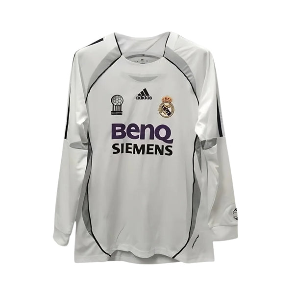 Real Madrid Heimtrikot 06/07 - Lange Ärmel