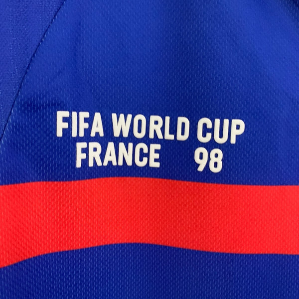 Frankreich Heimtrikot 98 - Lange Ärmel - Weltmeisterschaft 98