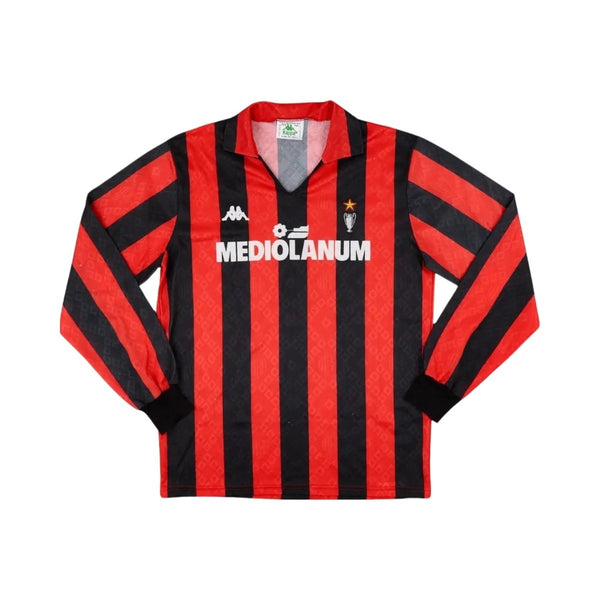 AC Milan Heimtrikot 90/91 - Lange Ärmel