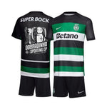 Kit für Kinder - Sporting Heimtrikot 24/25 - Dobradinha Ausgabe
