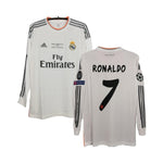 Real Madrid Heimtrikot 13/14 - Ronaldo 7 - Champions-League-Finale - Lange Ärmel