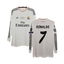 Real Madrid Heimtrikot 13/14 - Ronaldo 7 - Champions-League-Finale - Lange Ärmel