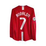 Manchester United Heimtrikot 07/08 - Lange Ärmel - Ronaldo 7