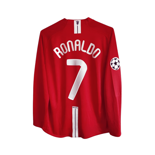 Manchester United Heimtrikot 07/08 - Lange Ärmel - Ronaldo 7